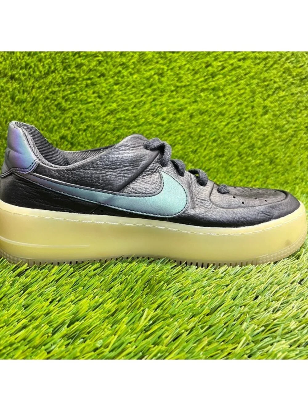 Nike Air Force 1 Sage Low LX Womens Size 8 Oil Gray Athletic Shoes Sneakers